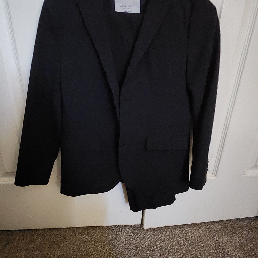 Zara 2pc navy blue suit